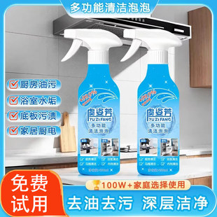 虞姿芳多功能清洁泡泡强力去污去渍杀菌家政大扫除清洁剂多效合一