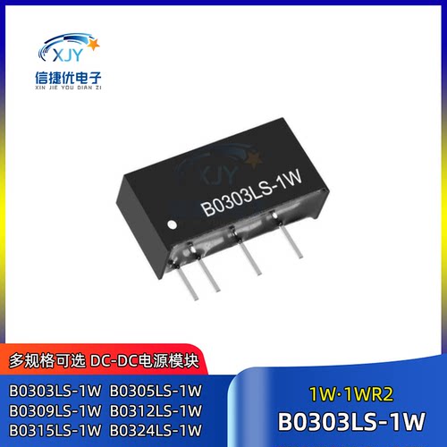 B0303LS-1W DC-DC电源模块 B0305LS/0309/0312/0315/B0324LS-1WR2