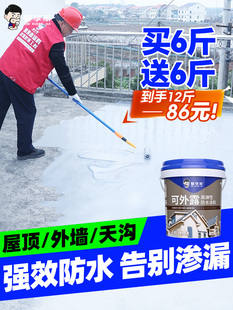 防水补漏材料屋面屋面外墙缝封王沥青防漏胶保温涂料涂料