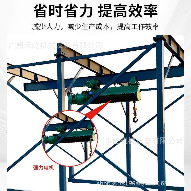 挖孔桩龙门吊机抗滑桩起重机小型中铁人工挖孔桩航吊圆桩方桩吊机