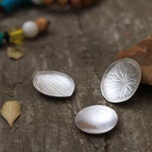 银叶片隔火空熏檀香炉闻香杯手炉云母片香粉香丸隔火熏香香道工具