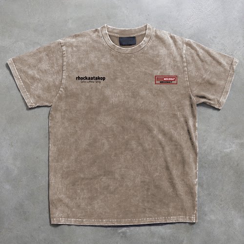 外贸尾货~限时清仓捡漏水洗复古重磅短袖T恤男女夏季宽松百搭