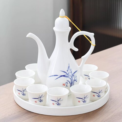 陶瓷烈酒杯酒具仿古酒壶家用