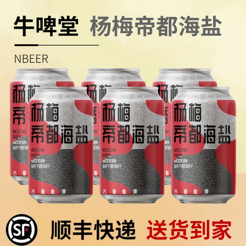牛啤堂杨梅帝都海盐古斯酸啤酒
