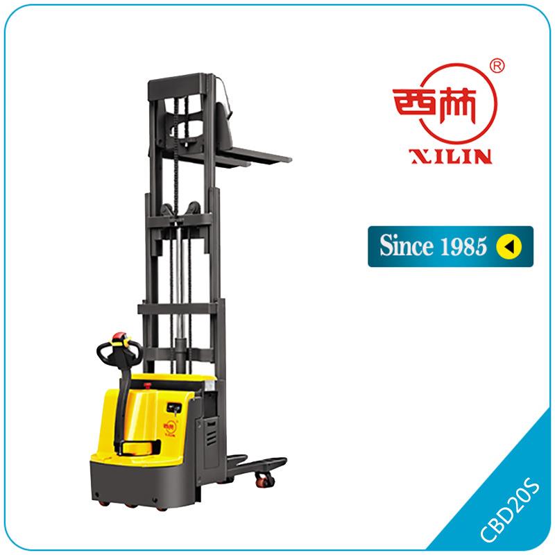 步行式全电动双托盘四轮搬运车小金刚2吨t宁波如意地牛叉车