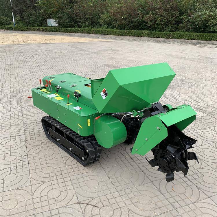柴油40马力履带开沟机自走式果园开沟施肥机多功能田园管理机