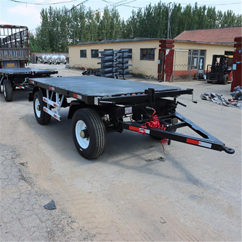 6吨平板拖车充气平板运输拖车发电机组拖车泵组拖挂车
