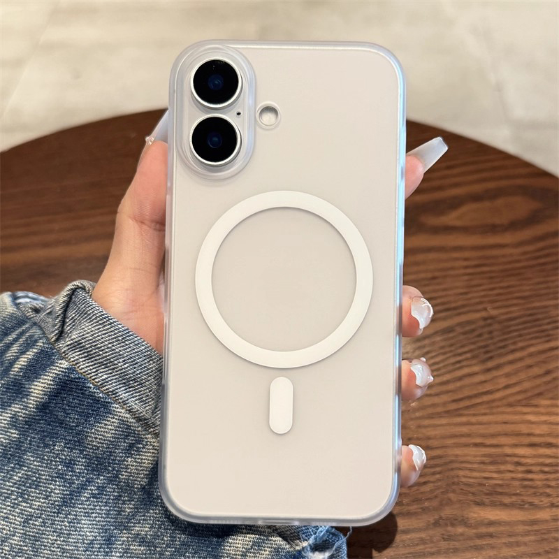 磁吸充电适用iphone17promax手机壳新款air超薄苹果16e磨砂15plus高级感14pm全包13防摔12透明11简约xr男xs女