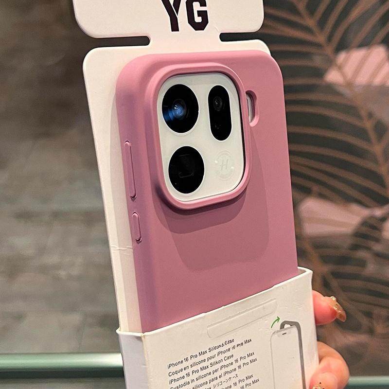 ins风黑加仑适用oppo手机壳新款findx9pro液态硅胶x8s+耐脏x7ultra防摔reno14软糯一加15纯色oneplusace5软壳