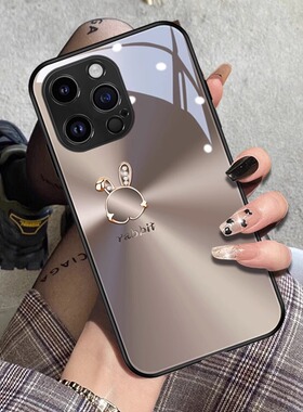 极光香槟兔适用于华为畅享60x手机壳30e梦幻玻璃20plus个性简约10s高档9e潮牌8plus创意畅玩8c卡通麦芒20女