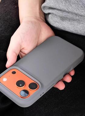 碳灰黑色液态硅胶适用华为mate80promax手机壳新款huawei纯色mate70pro加厚mt60rs全包防摔50e保护套简约软糯