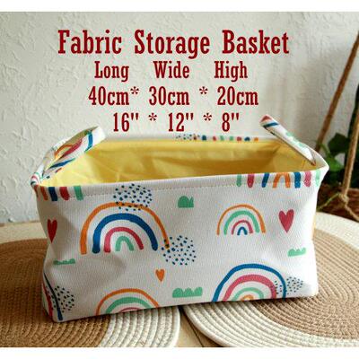 Storage Basket Bins Cubes Organizer for Shelf Closet