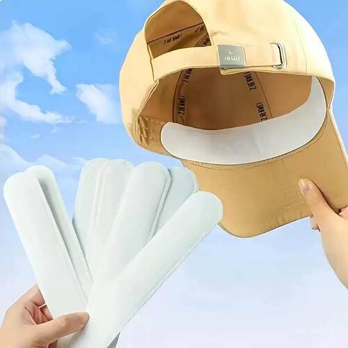 Disposable Hat Sweat Pad Absorbent Hat Liner for Baseball Ca