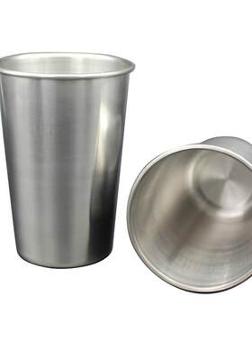 Stainless Steel Metal Cup Beer Cups White Wine Glass Coffee