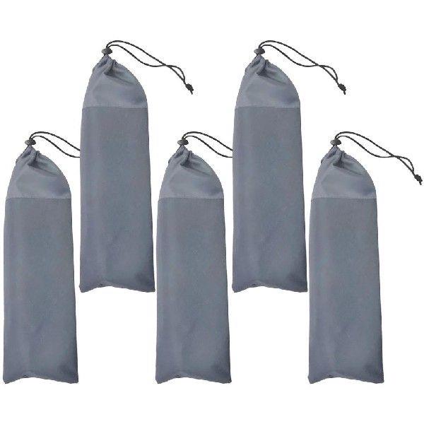 5 Pcs Thicken Tent Stake Storage Bag Tents Portable 600d