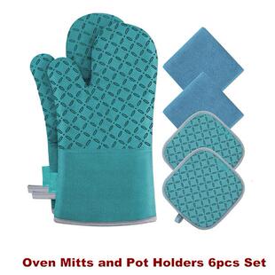 Oven Mitts Pot Holders Kitchen Oven Glove Potholder Cooking