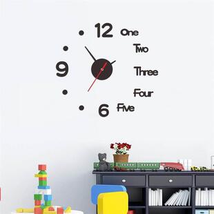 10 inches silent wall clock bedroom living room colorful