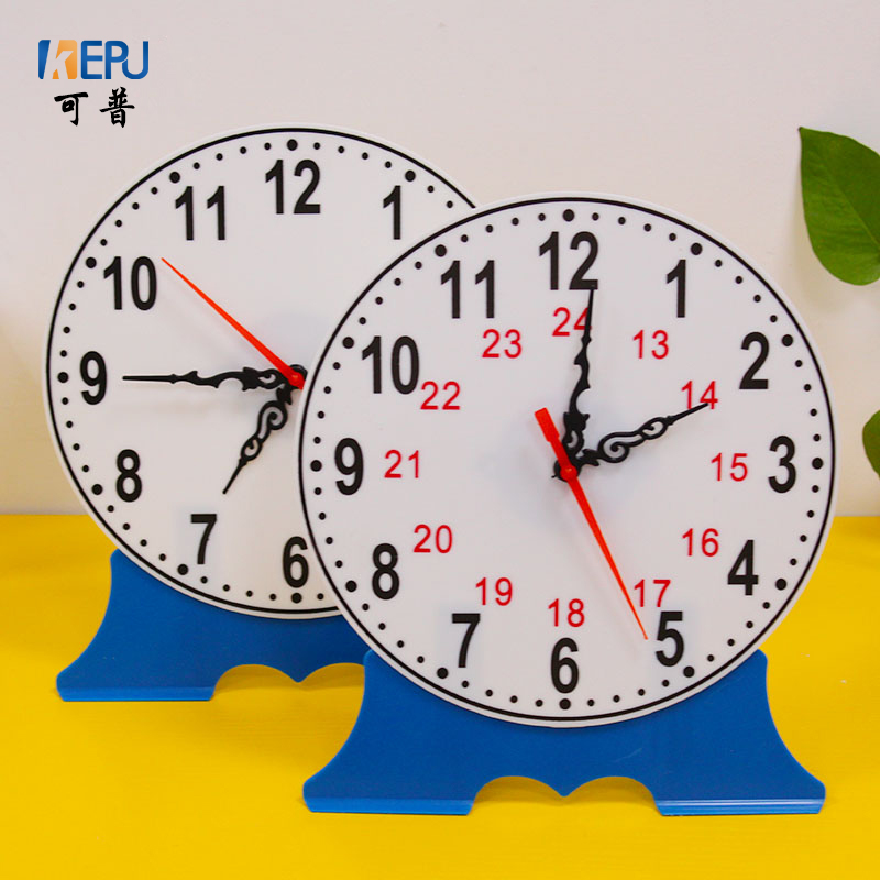 钟表模型小学教具认识三针联动