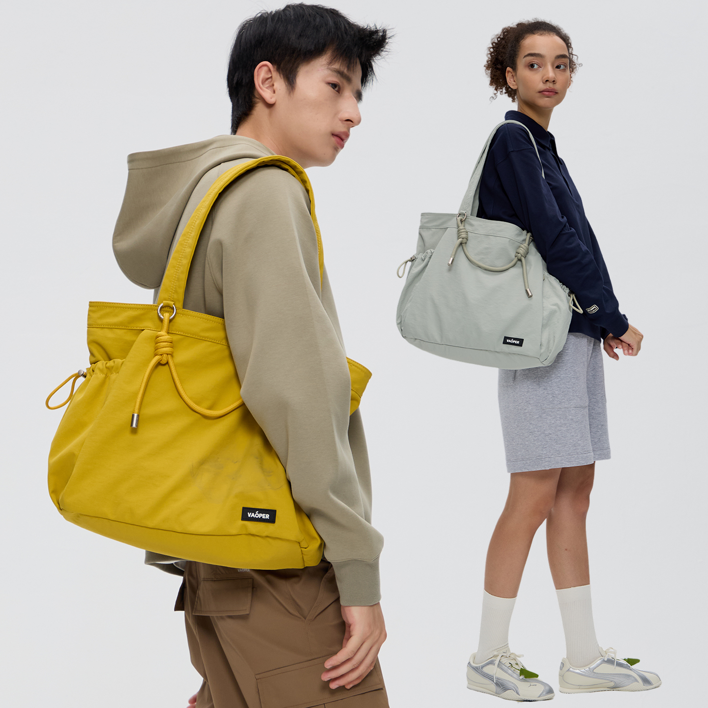 VAOPER运动风休闲托特包