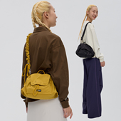 VAOPER喂牌抽绳袋包包女大容量褶皱单肩斜挎包休闲水桶包通勤包