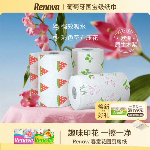 Renova厨房纸葡萄牙进口吸水吸油