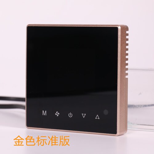 水地暖温控器触摸温控开关水采暖灰色恒温控制水地暖液晶控制面i.