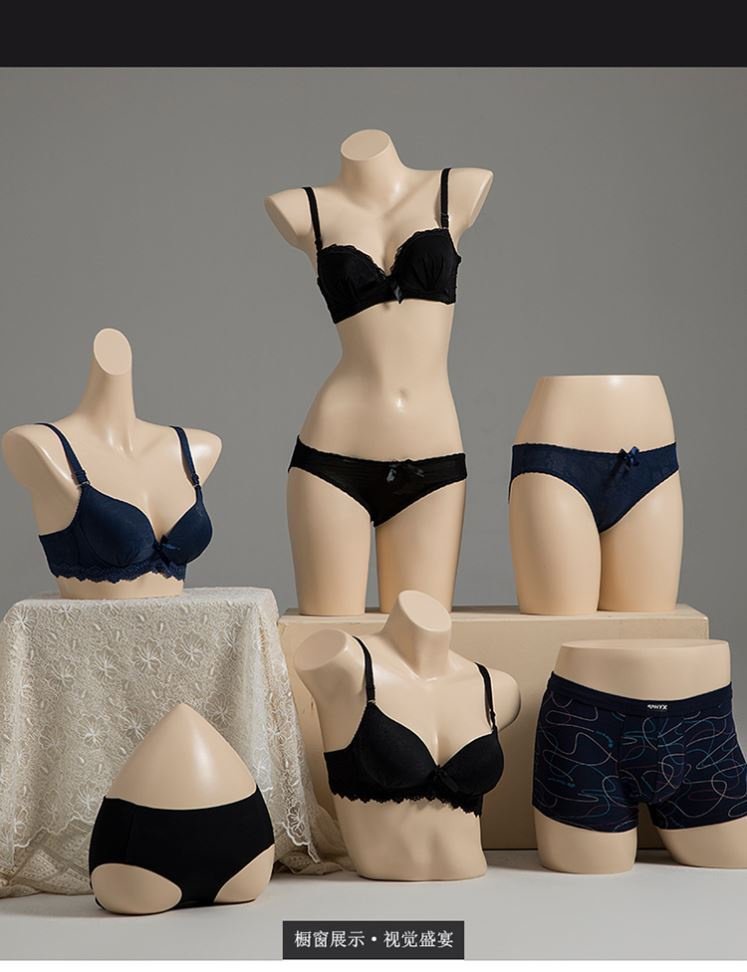 内衣模特道具半身拍照架子内裤男女睡衣胸罩新品儿童聚拢假人展示