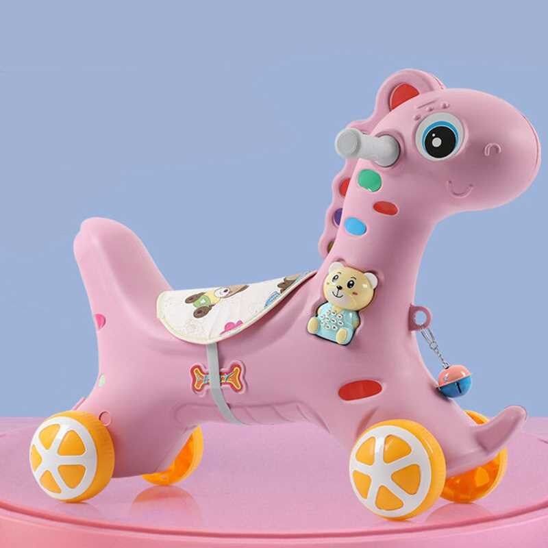 加厚大人骑马坐可家用周岁小摇摇玩具儿童马宝宝婴儿木马车室内一