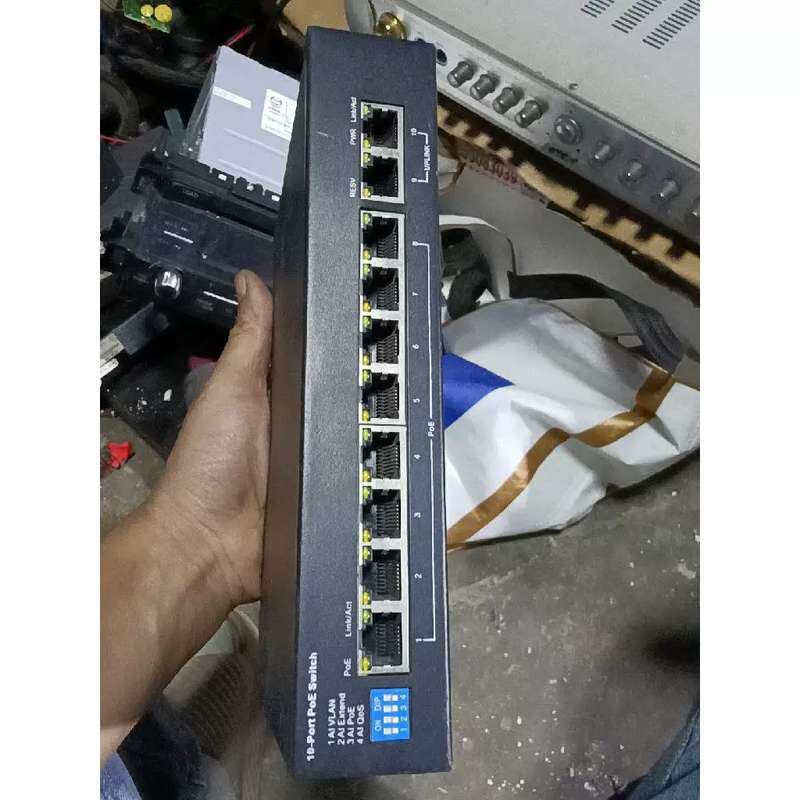 议价丰润达10口AI POE交换机 型号AI6010 支持IE