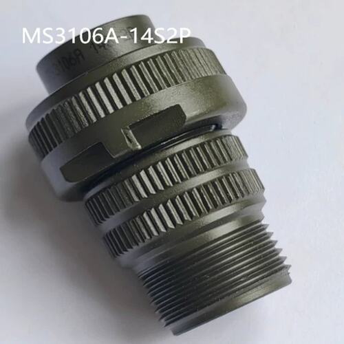 议价MS3106A-14S2P直型插头AMPHENOL 4触点, 焊接引脚, 螺纹
