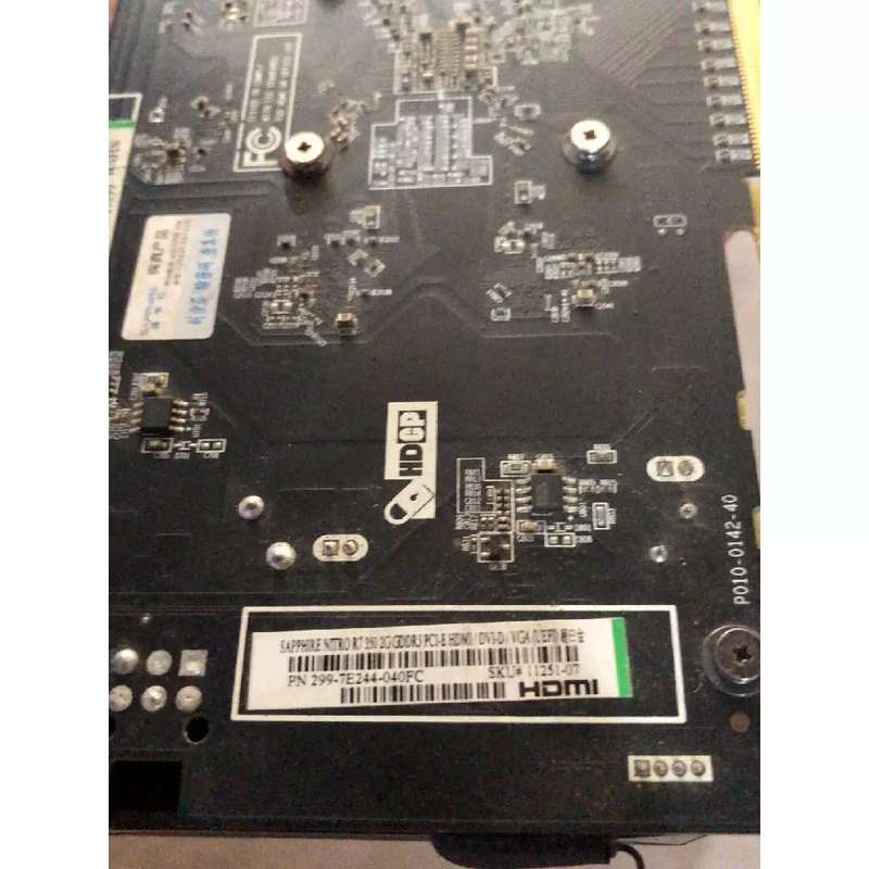 议价蓝宝石 R7350 2G 实物实拍成色如图 下来测