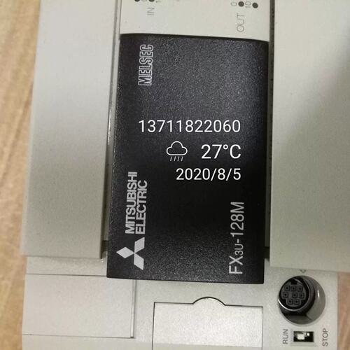 议价PLC 控制器 FX3U-128MR FX3U-128MR/ES-A 9成新 包好