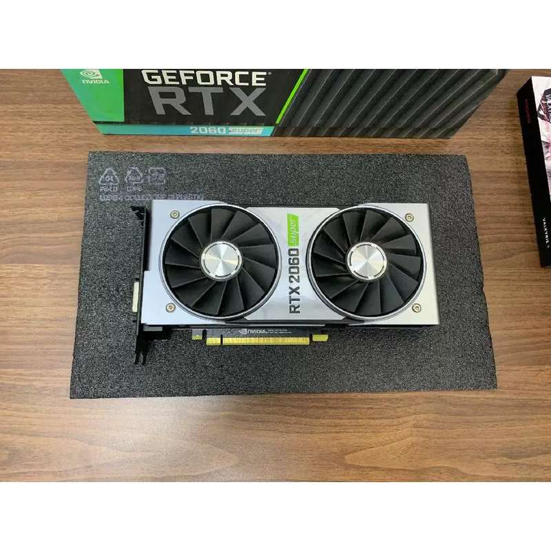 议价玩家自用!公版RTX2060super 8G 瓦斯灶!原盒原 - 实物图