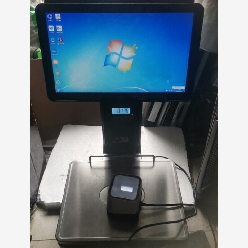议价议价贺氏爱宝pc触摸银一体称自带扫码好