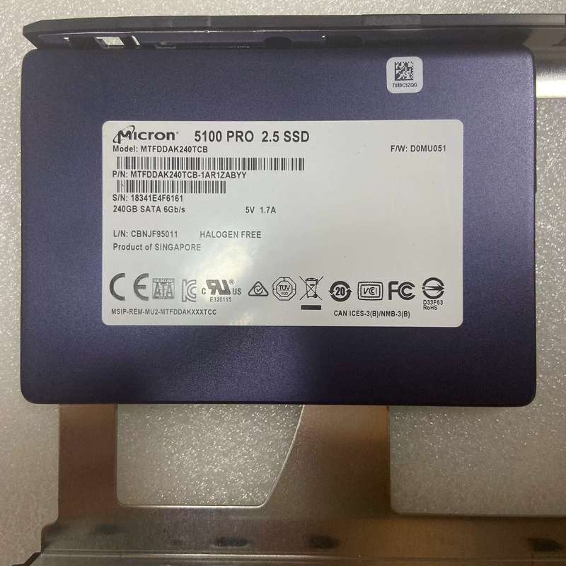 议价镁光5100 pro 240g sata 企业级固态硬-