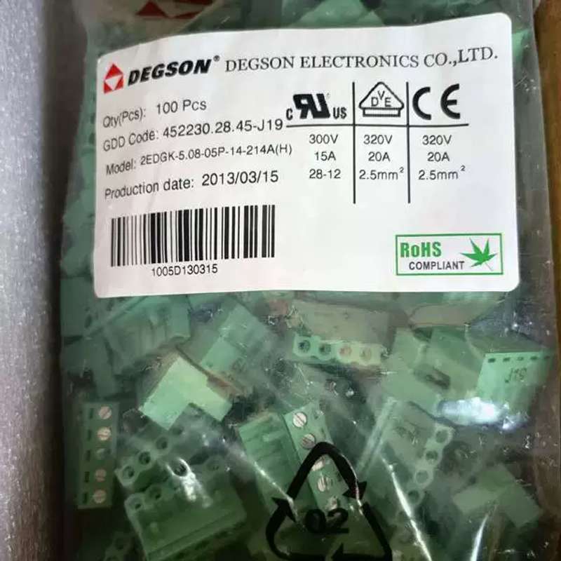 议价高正DEGSON插拔式PCB接线端子:DG2EDGK/5维修