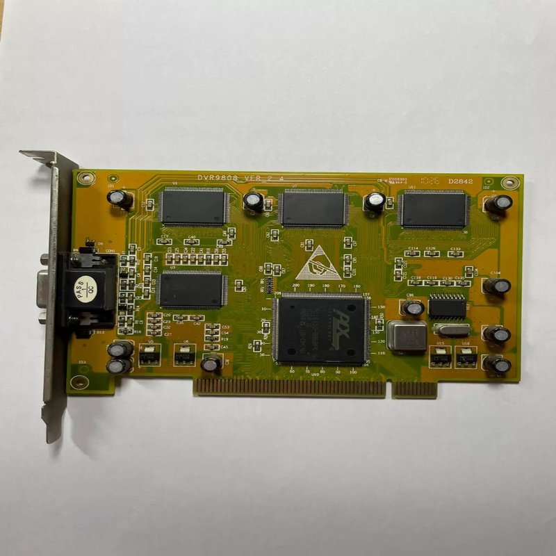 议价正品波粒监控卡V24 DVR9808 程八路监控影片采集卡-议价