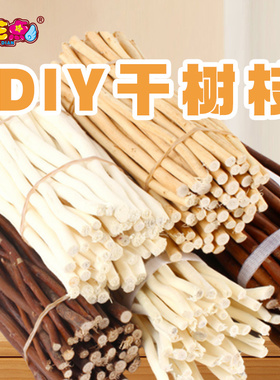 天然手工DIY原木树枝幼儿园环创材料漂流木桩不规则木棍摆件装饰