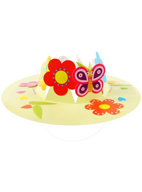 教师节礼物春天花帽子幼儿园儿童粘贴手工diy制作材料包益智玩具