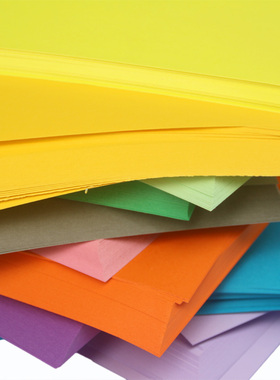 黑白卡纸彩色加厚硬卡纸儿童DIY手工纸大张4开绘画纸4K8ka4a3彩纸