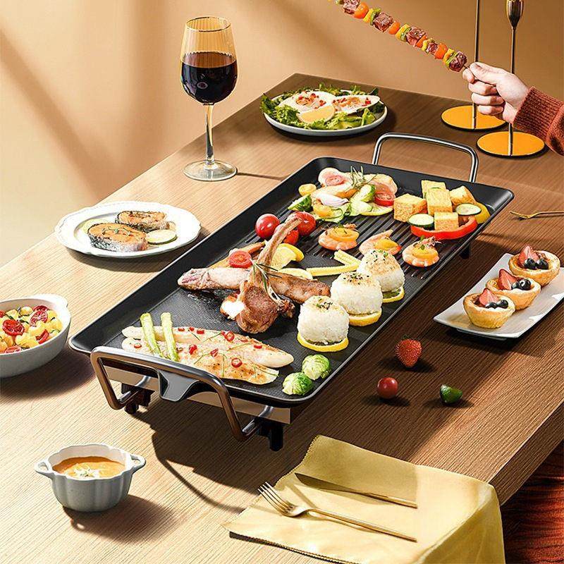 家用电烧烤炉无烟烤肉烤串机韩式电烤盘不沾铁板烧架多功能烤鱼炉,厨房/烹饪用具,烧烤炉,淘宝优惠券,粉丝福利购,淘宝优惠卷