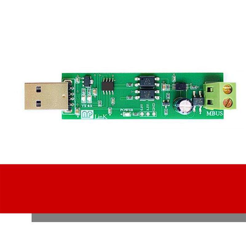 新USB转MBUS从机模块MBUS主从通讯调试总线监听自发自收