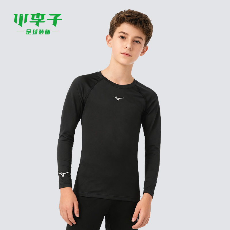 小李子美津浓运动高弹紧身长袖