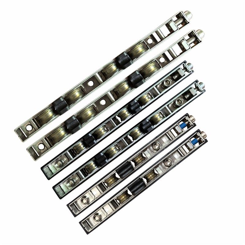 极窄推拉门底部滑轮铝p合金玻璃平移门浴室下轨道重型门淋浴房滑