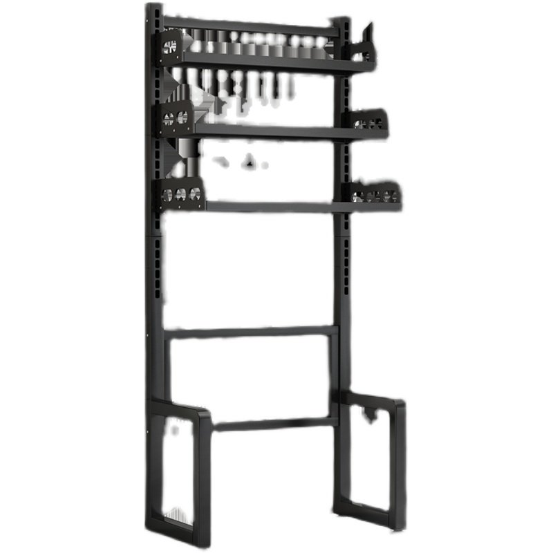 可调节洗衣机冰柜置物架消毒柜扫A地机上方储物架落地多层家用收