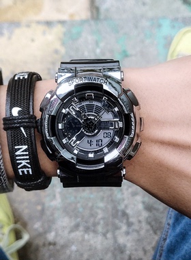 电子手表男款儿童学生初中生高中运动防水夜光潮流青少年电子表