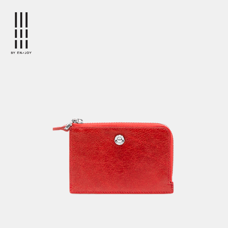 皮革质感时尚简约白色高级红色