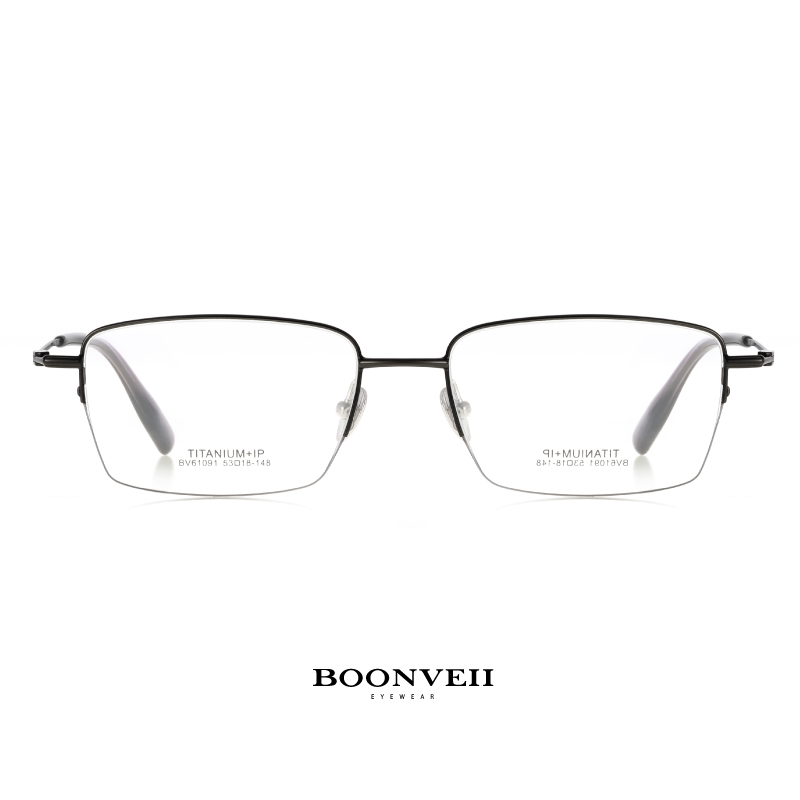 邦唯超轻钛方框素颜近视眼镜
