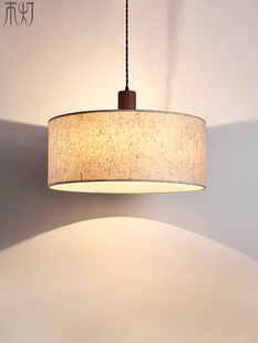 宋代美学宣纸吊灯设计师禅宗新中国风中世纪侘寂风格餐厅茶室床边