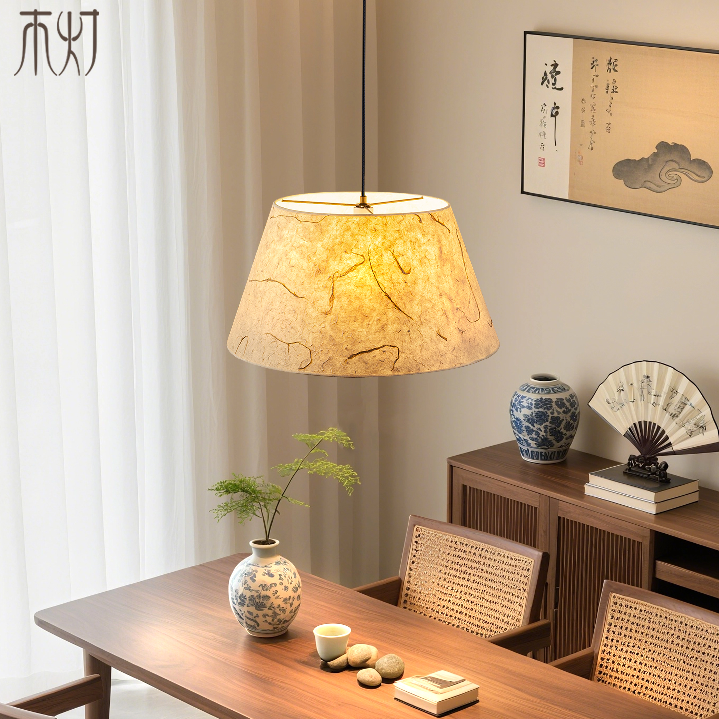 餐厅吊灯中古风民宿餐厅灯